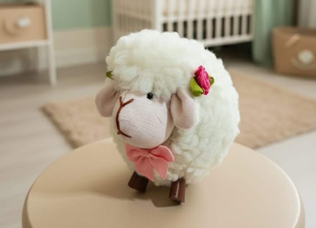 Lembrancinha para maternidade - Ovelhinha Rosa